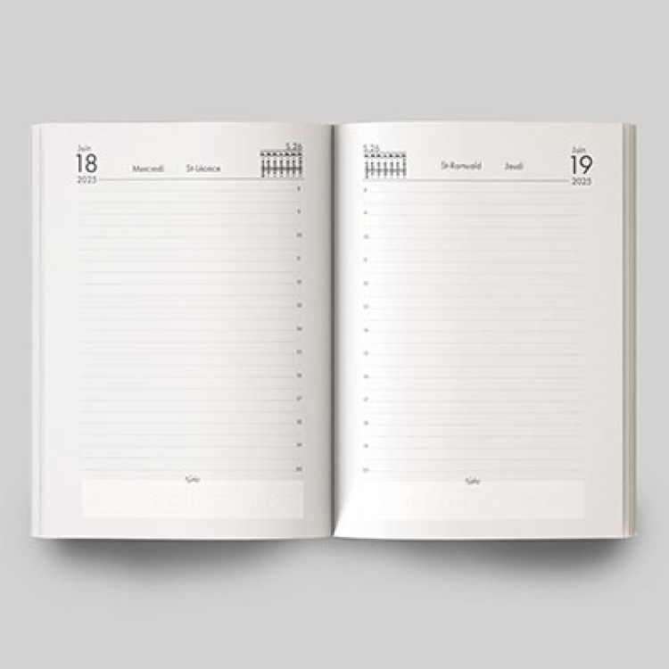 Agendas journalier